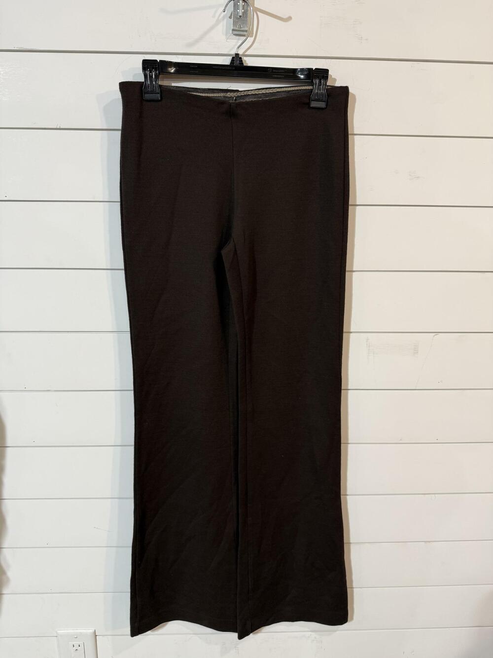 Maliparmi Women's Brown Knit Wide Leg Pants 6 NWT RTL: $325.00